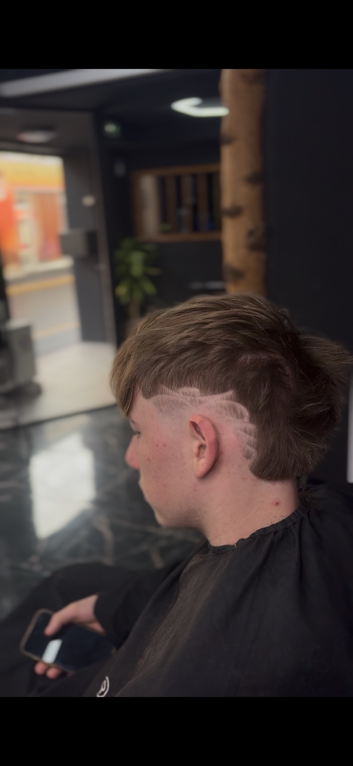 Réalisation d'une coupe homme